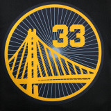 Men's James Wiseman Black Team Jersey - 75th Anniversary City Edition