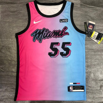Men's Duncan Robinson 2020-21 Pink Swingman Player Jersey – City Edition
