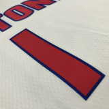 Men's Allen Iverson White Team Jersey - 75th Anniversary Edition