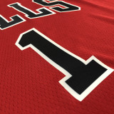 Men's Derrick Rose Red Team Jersey - 75th Anniversary Edition
