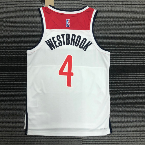 Men's Russell Westbrook White Team Jersey - 75th Anniversary Edition