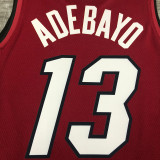 Men's Bam Adebayo Red 2020-21 Swingman Player Jersey - Statement Edition