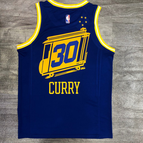Stephen Curry Men's Blue Player Jersey - Classic Edition