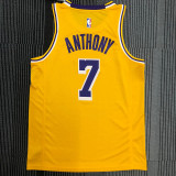 Carmelo Anthony Men's Yellow Swingman Team Jersey - Icon Edition