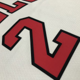 Men's Lonzo Ball White Team Jersey - 75th Anniversary Edition