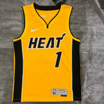 Men's Chris Bosh Gold 2020-21 Swingman Player Jersey - Earned Edition Men's Chris Bosh Gold 2020-21 Swingman Player Jersey - Earned Edition