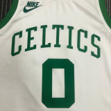 Jayson Tatum Men's White 2021-22 75th Anniversary Jersey - Classic Edition