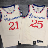 Joel Embiid Men's White Player Jersey- City Edition