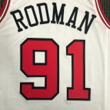 Men's Dennis Rodman White Team Jersey - 75th Anniversary Edition