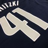 Men's Dirk Nowitzki Navy Swingman Player Jersey - Statement Edition