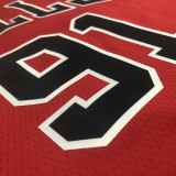 Dennis Rodman Men's Red Swingman Team Jersey - Icon Edition