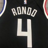 Men's Rajon Rondo 2020-21 Black Swingman Player Jersey – City Edition