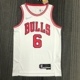 Men's Alex Caruso White Team Jersey - 75th Anniversary Edition