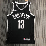 Men's James Harden Black Team Jersey - 75th Anniversary Edition