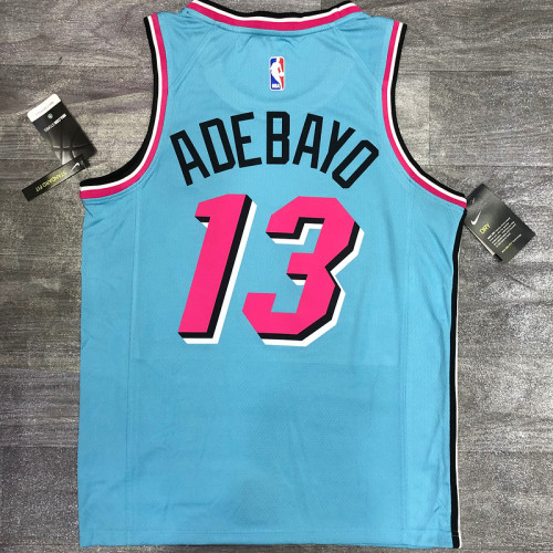 Bam Adebayo Men's Blue Player Jersey - Classic Edition