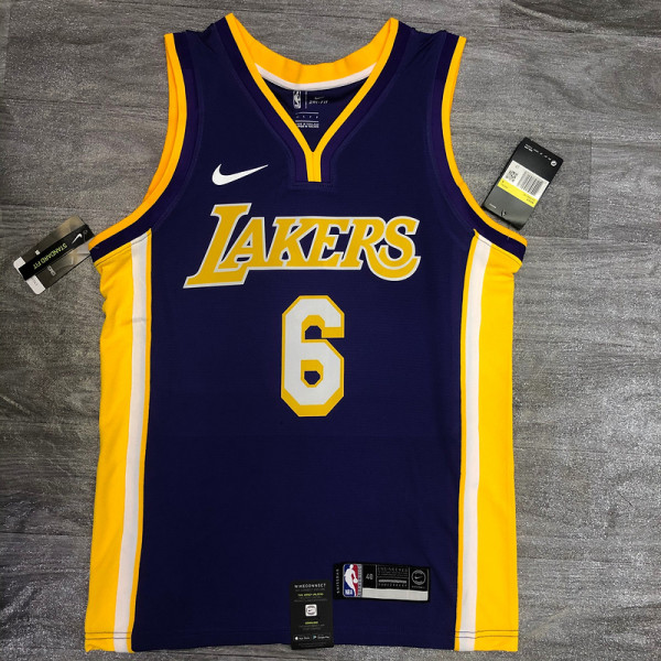 Men's LeBron James 2020-21 Purple Player Jersey - Retro Classical Edition