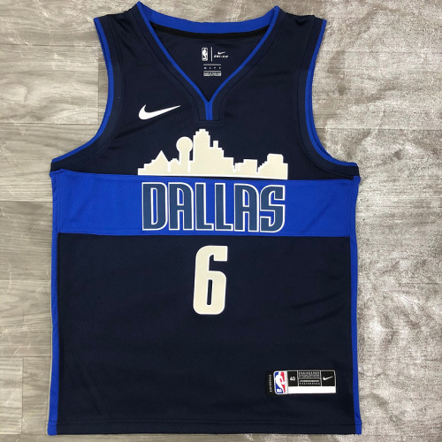 Men's Kristaps Porzingis Navy Swingman Player Jersey - Statement Edition