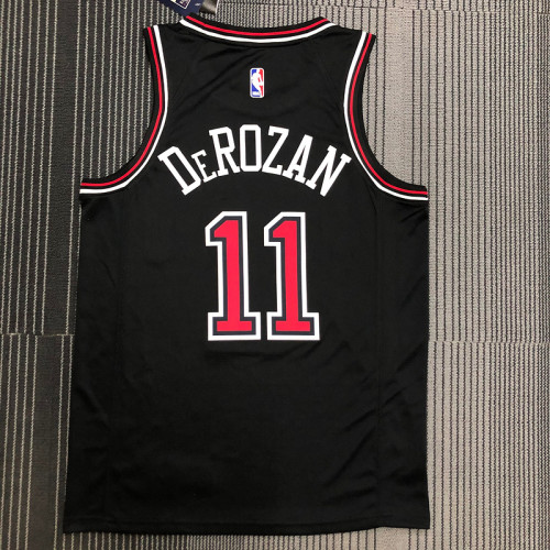 Demar DeRozan Men's Black Swingman Team Jersey - Statement Edition