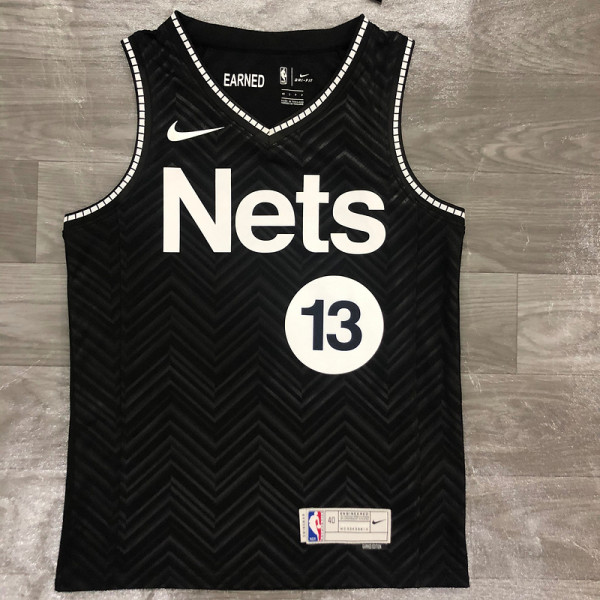 Men's James Harden Black 2020-21 Swingman Player Jersey – Earned Edition