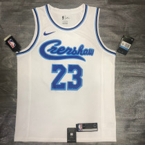 LeBron James Men's White Player Jersey - Retro Classic Joint Edition