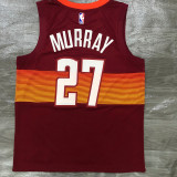 Men's Jamal Murray Red 2020-21 Swingman Player Jersey – City Edition