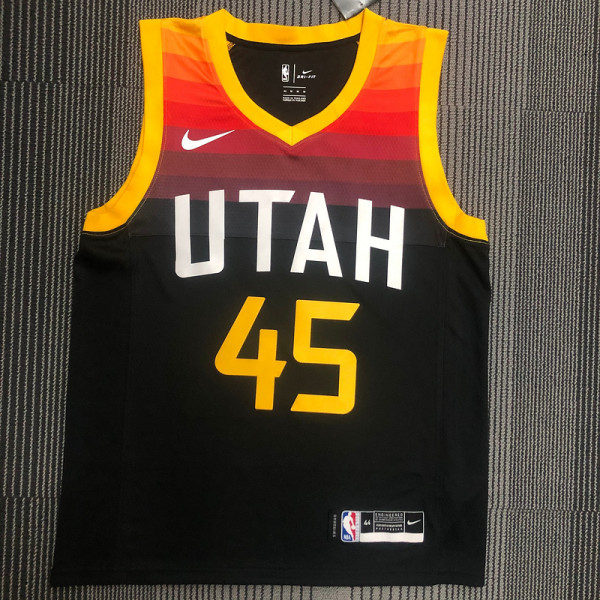 Donovan Mitchell Men's Black Swingman Team Jersey - City Edition