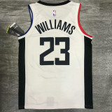Men's Lou Williams 2020-21 White Swingman Player Jersey – City Edition