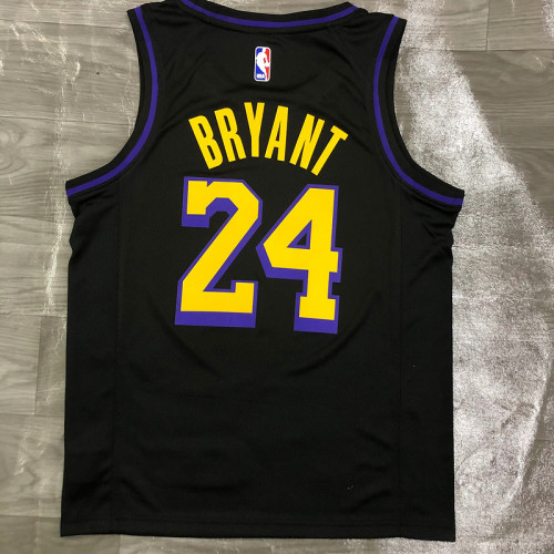 Men's Kobe Bryant 2020-21 Black Swingman Player Jersey - Noche Latina