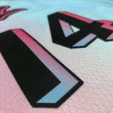Men's Tyler Herro 2020-21 Pink Swingman Player Jersey – City Edition