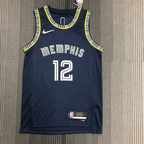 Men's Ja Morant Black Team Jersey - 75th Anniversary City Edition