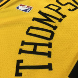 Men's Klay Thompson V-neck Yellow Player Jersey - Statement Edition