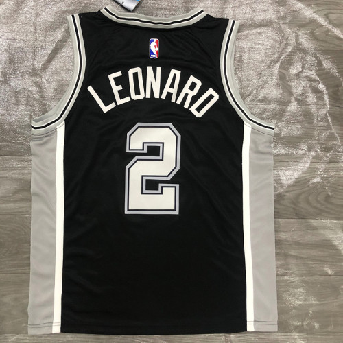 Men's Kawhi Leonard Black Swingman Player Jersey - Icon Edition