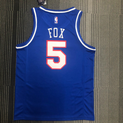 Men's De’Aaron Fox Royal Retro Classics 2020-21 Swingman Player Jersey - Classic Edition