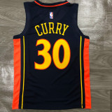 Men's Stephen Curry Navy Player Jersey - Retro Classical Edition