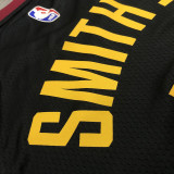 JR Smith Men's Black Swingman Team Jersey - Statement Edition
