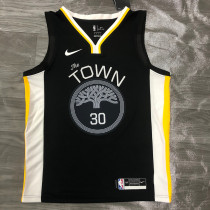 Men's Stephen Curry V-neck Black Player Jersey - Statement Edition
