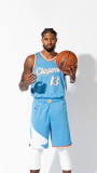 Men's Paul George Blue Team Jersey - 75th Anniversary City Edition