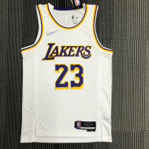 Men's LeBron James White Team Jersey - 75th Anniversary Edition