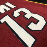 Men's Bam Adebayo Red 2020-21 Swingman Player Jersey - Statement Edition
