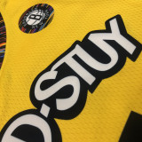 Men's Kevin Durant Yellow Swingman Player Jersey - Spread Love