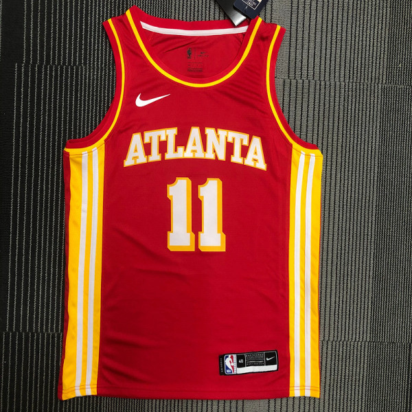 Men's Trae Young Red Team Jersey - Icon Edition
