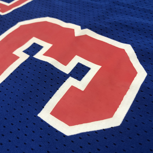 Allen Iverson Men's Blue Player Jersey - Throwback Edition