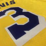 Men's Anthony Davis Yellow Team Jersey - 75th Anniversary Edition
