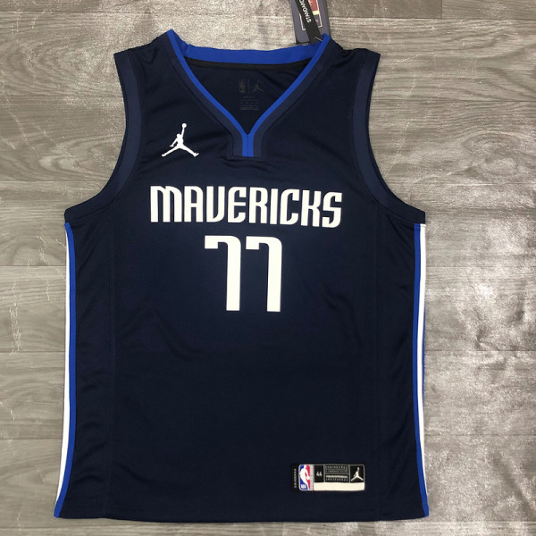Men's Luka Doncic Navy 2020-21 Player Jersey - Statement Edition