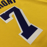 Carmelo Anthony Men's Yellow Swingman Team Jersey - Icon Edition