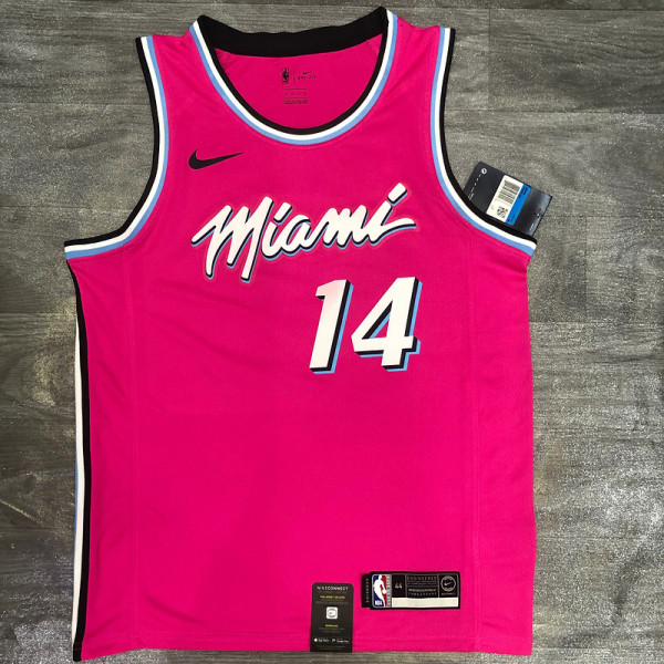 Tyler Herro Men's Pink Player Jersey - Retro Classic Edition