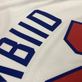 Men's Joel Embiid White Finished Swingman Player Jersey - Retro Classics Edition