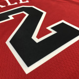 Men's Lonzo Ball Red Team Jersey - 75th Anniversary Edition