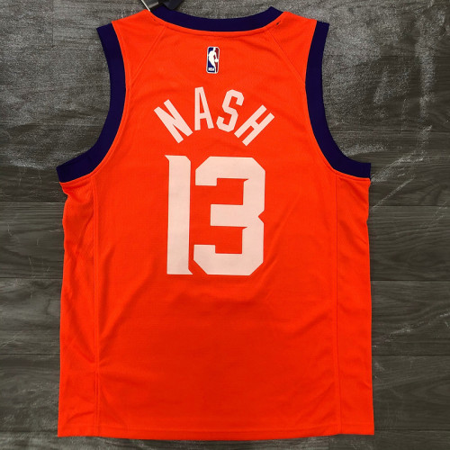 Men's Steve Nash Orange Finished Swingman Player Jersey - Statement Edition