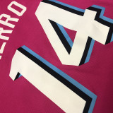 Tyler Herro Men's Pink Player Jersey - Retro Classic Edition